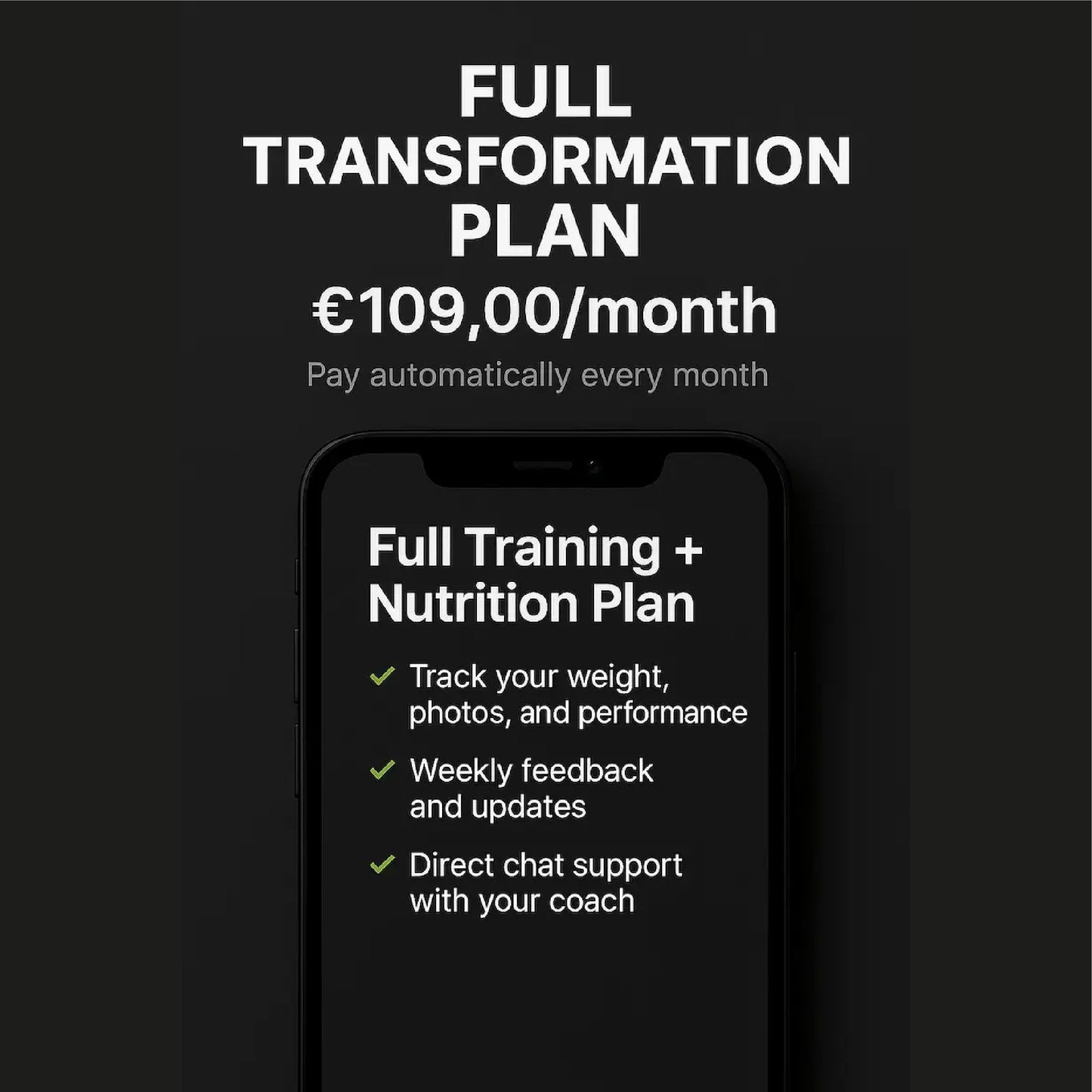 FULL TRANSFORMATION PLAN