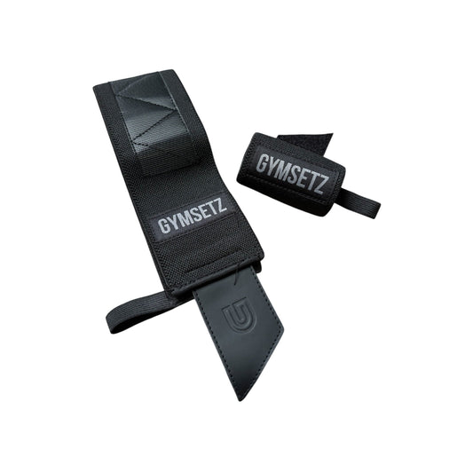 Gymsetz Premium Wrist Wraps zwart - professionele polsondersteuning voor krachttraining
