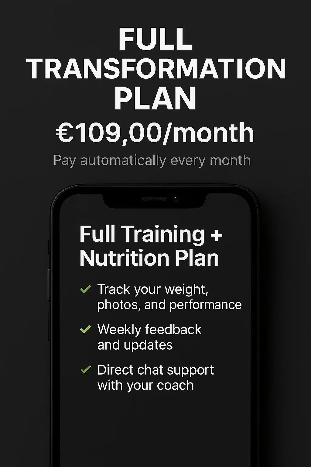 FULL TRANSFORMATION PLAN - Gymsetz