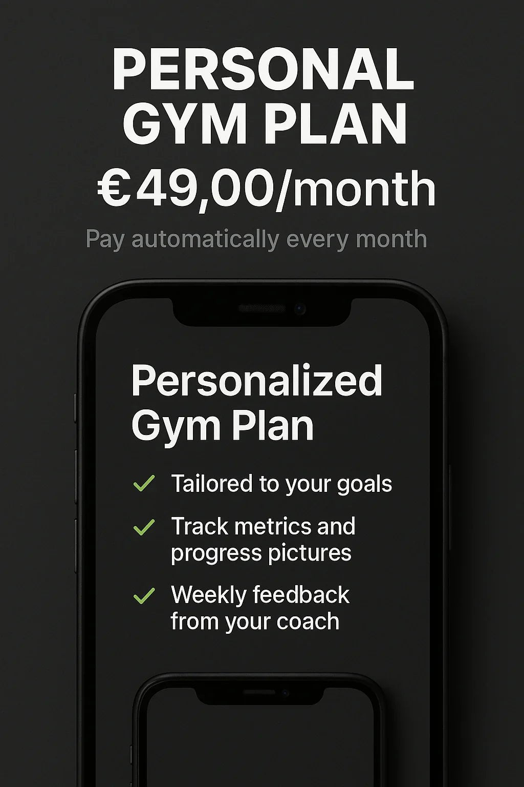 PERSONAL GYM PLAN - Gymsetz
