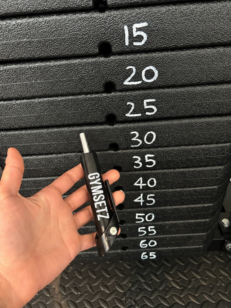 Dropset pin op fitnessmachine